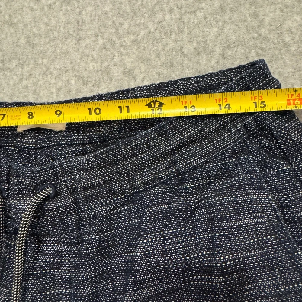 Taylor Stitch Navy Apres Organic Cotton Jogger Pants Mens Medium Drawstring